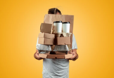 embalagem de comida delivery