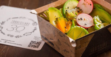 embalagem com QR code