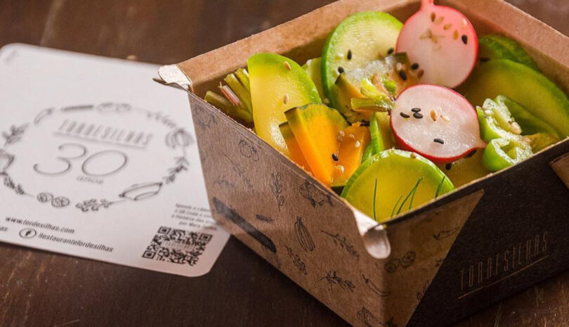 embalagem com QR code