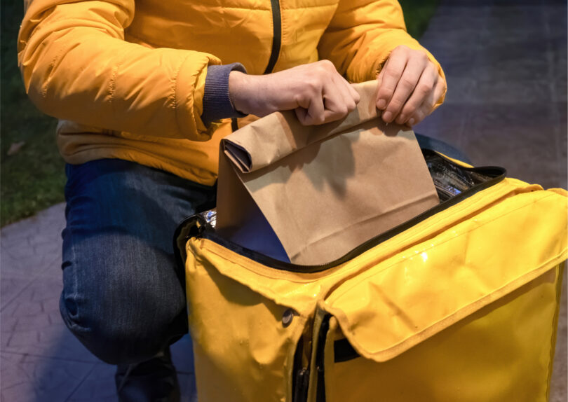 transporte de delivery