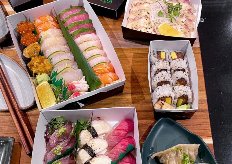 embalagens para comida japonesa