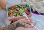embalagem para delivery de comida vegetariana