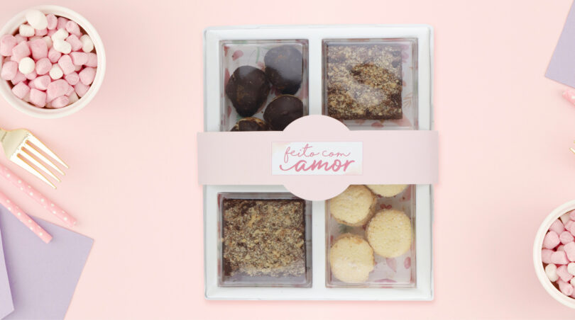 bandejas de papel para doces