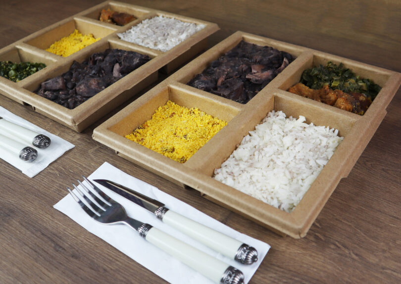 marmitas descartaveis de papel