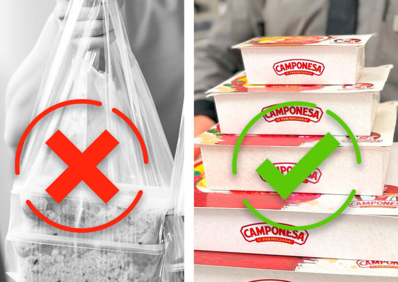 substituir plastico em restaurantes