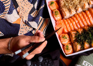 embalagens para delivery de sushi