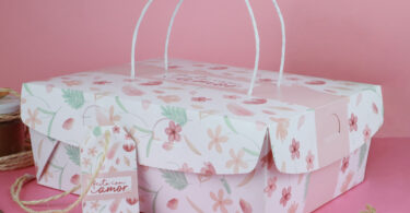 embalagem floral