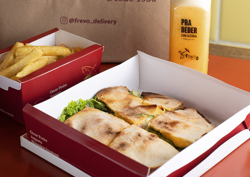 Embalagens de papel para lanches