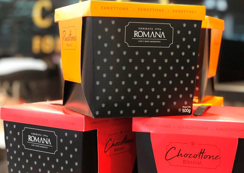 embalagens de natal padaria