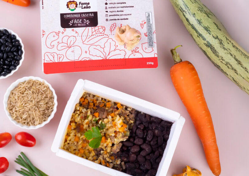 embalagem de papel para comida infantil mais saudavel