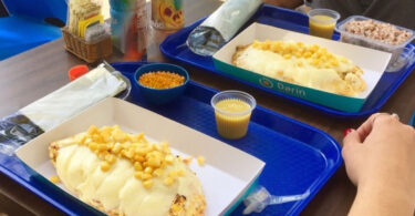 embalagens para delivery de omeletes e tapiocas