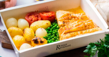 embalagem para delivery de bacalhau