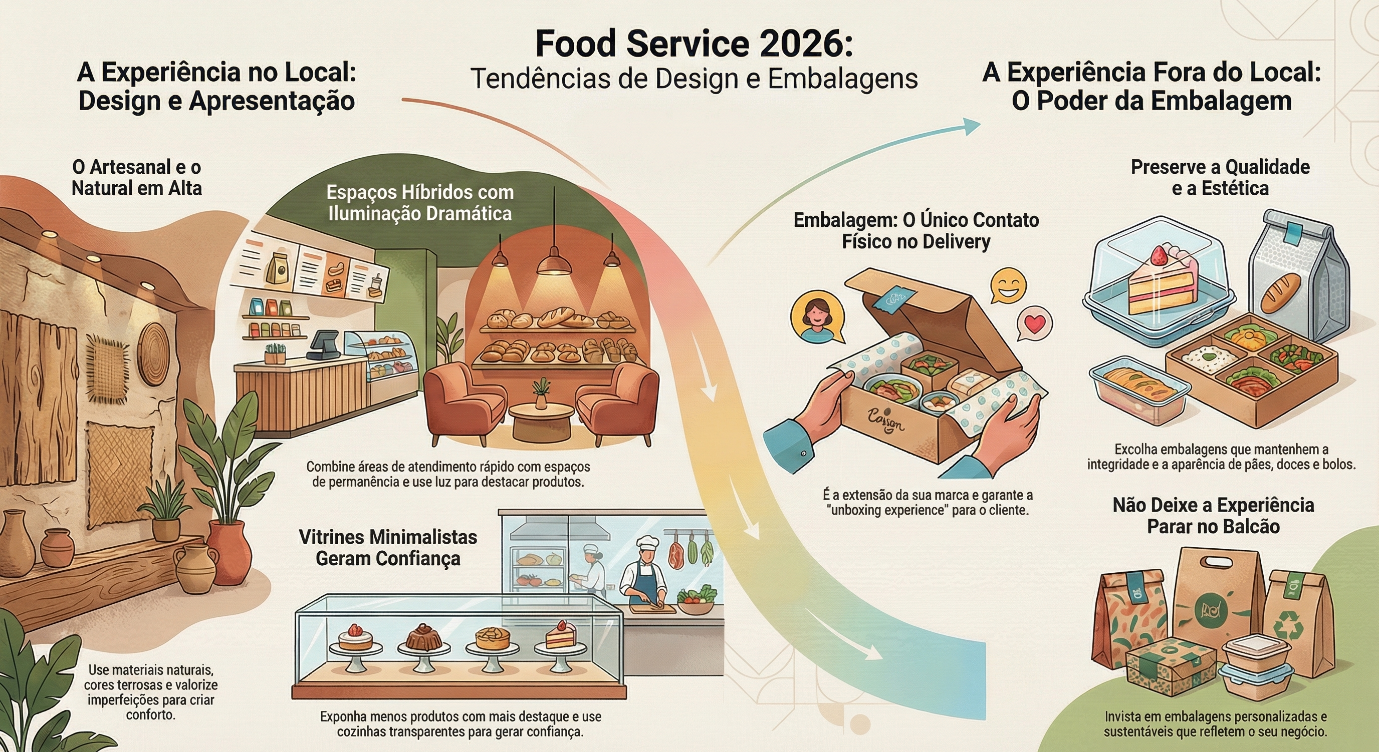 tendências em decoração de padarias 2026