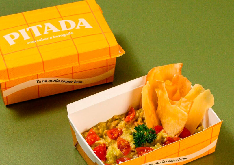 embalagem de papel ou isopor