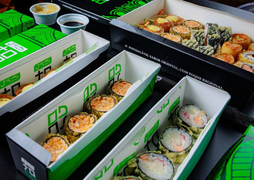 embalagem para sushi
