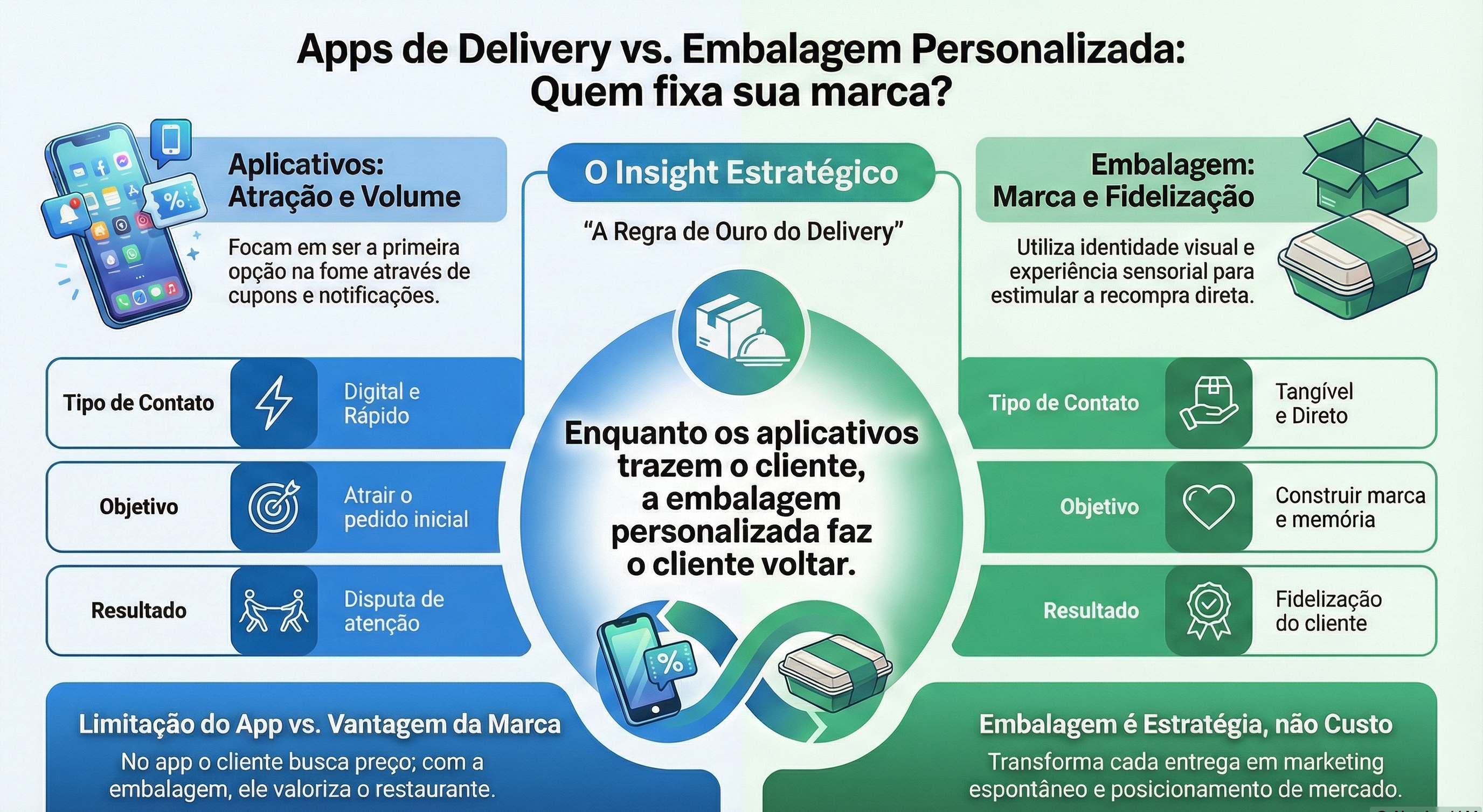 embalagem personalizada no delivery
