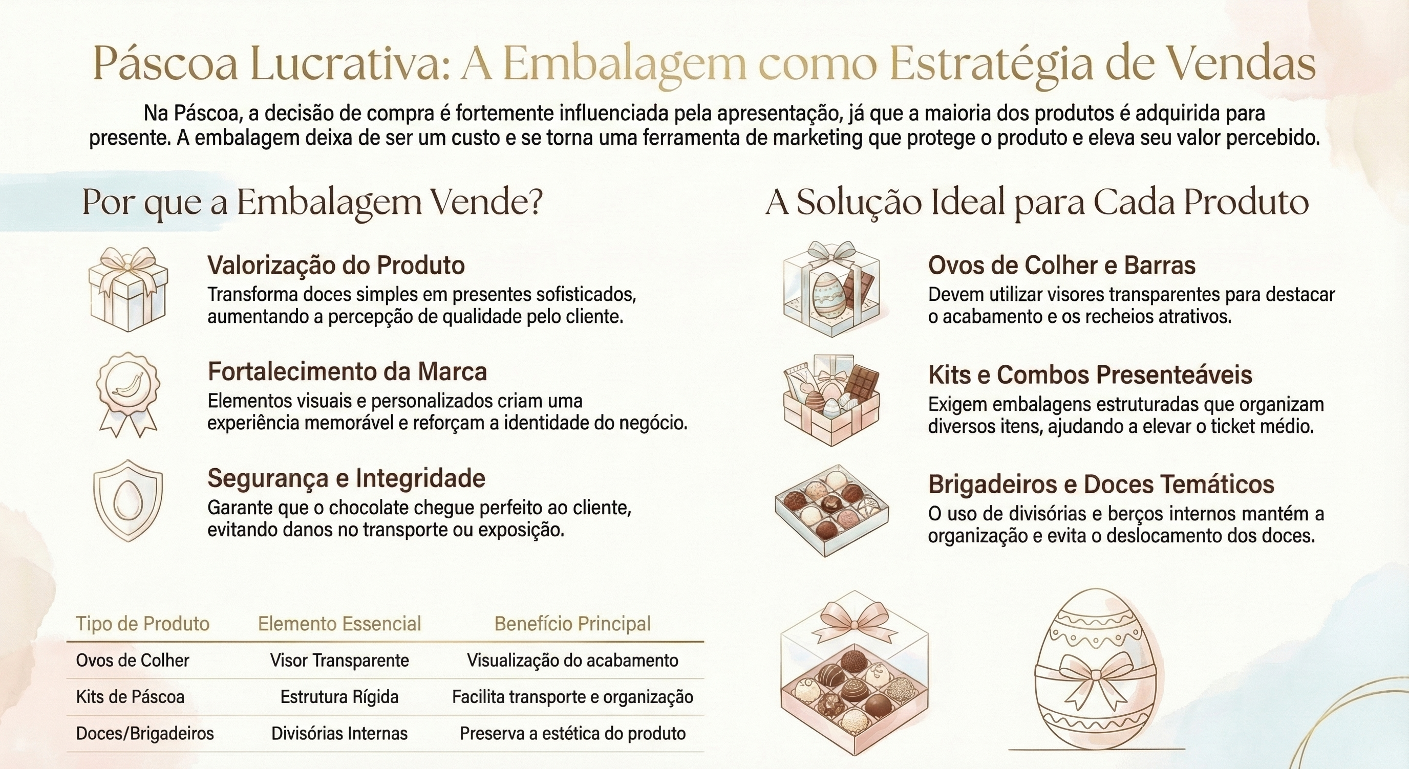 Embalagens de Páscoa