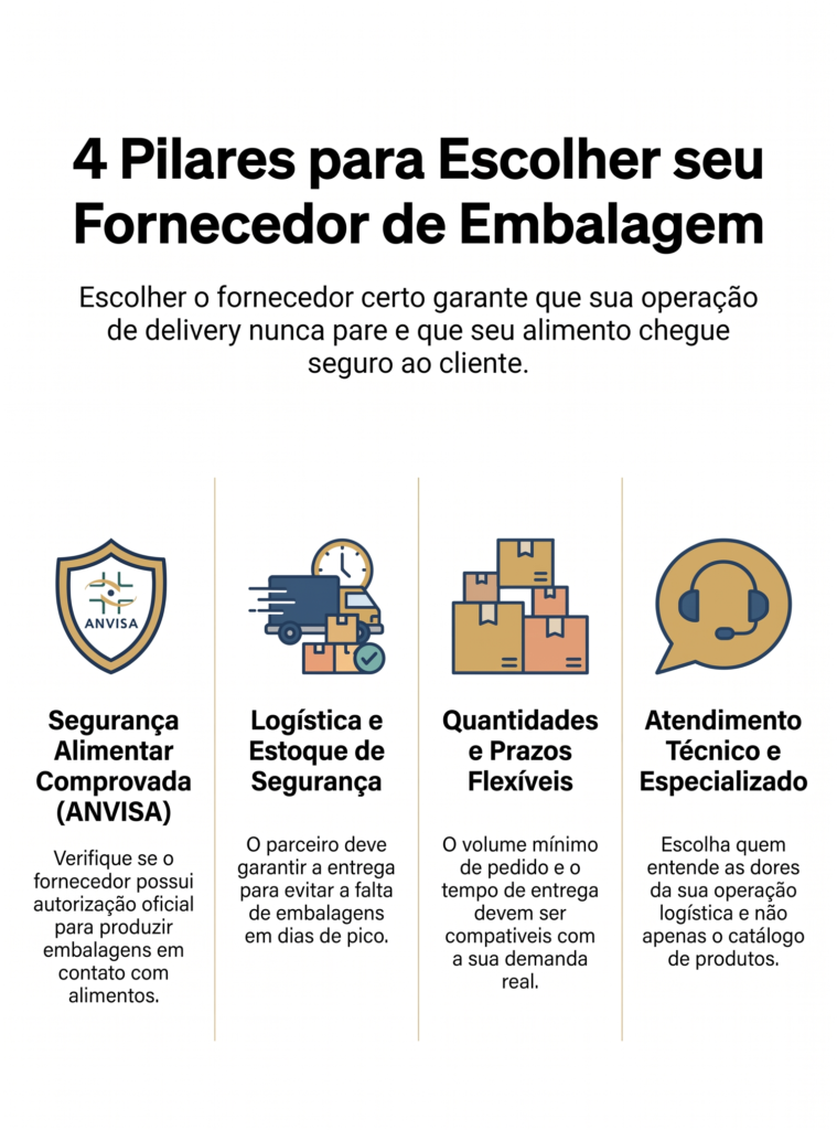 Fornecedor de embalagem para delivery