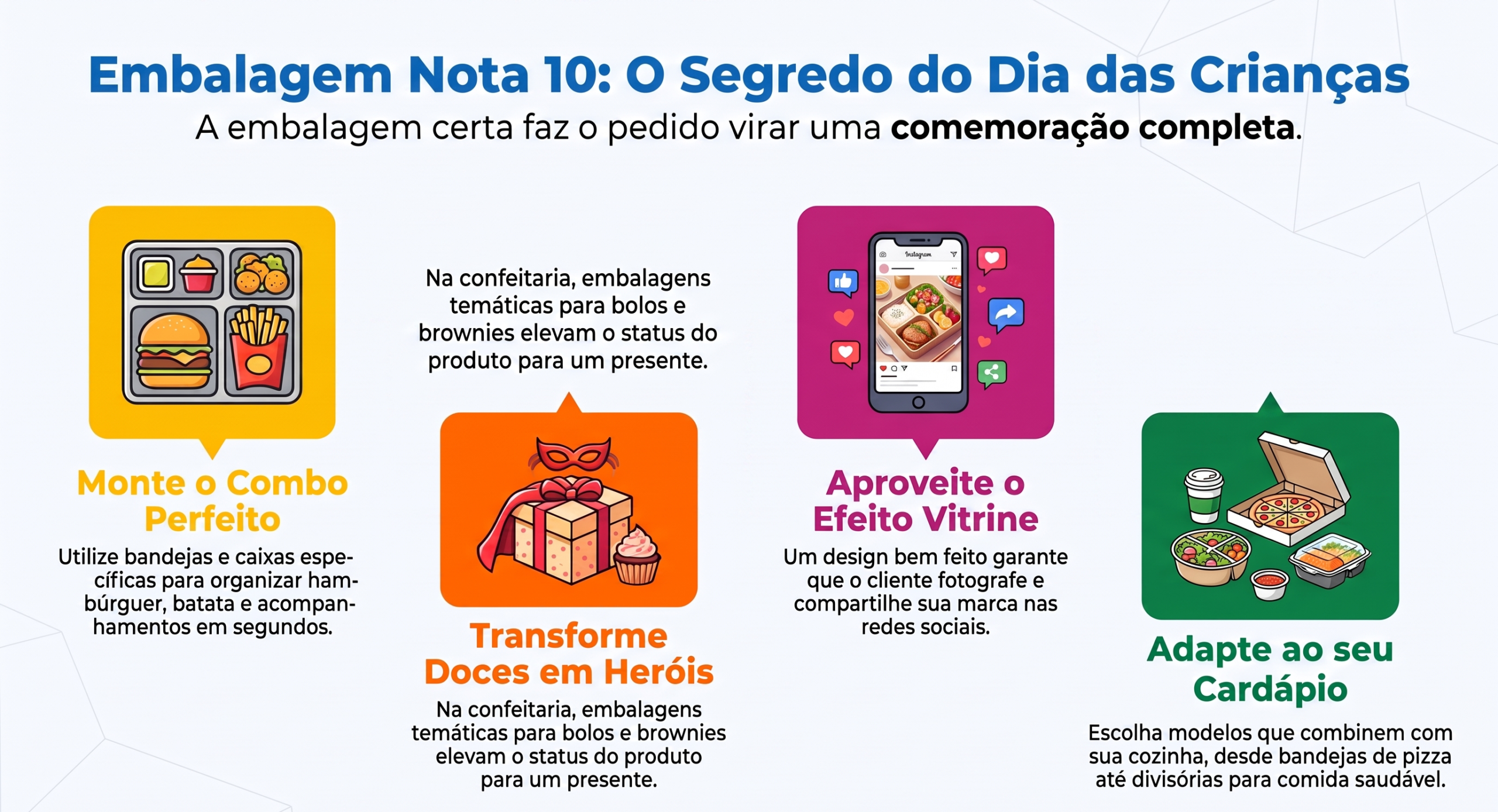 Embalagem para o Dia das Crianças