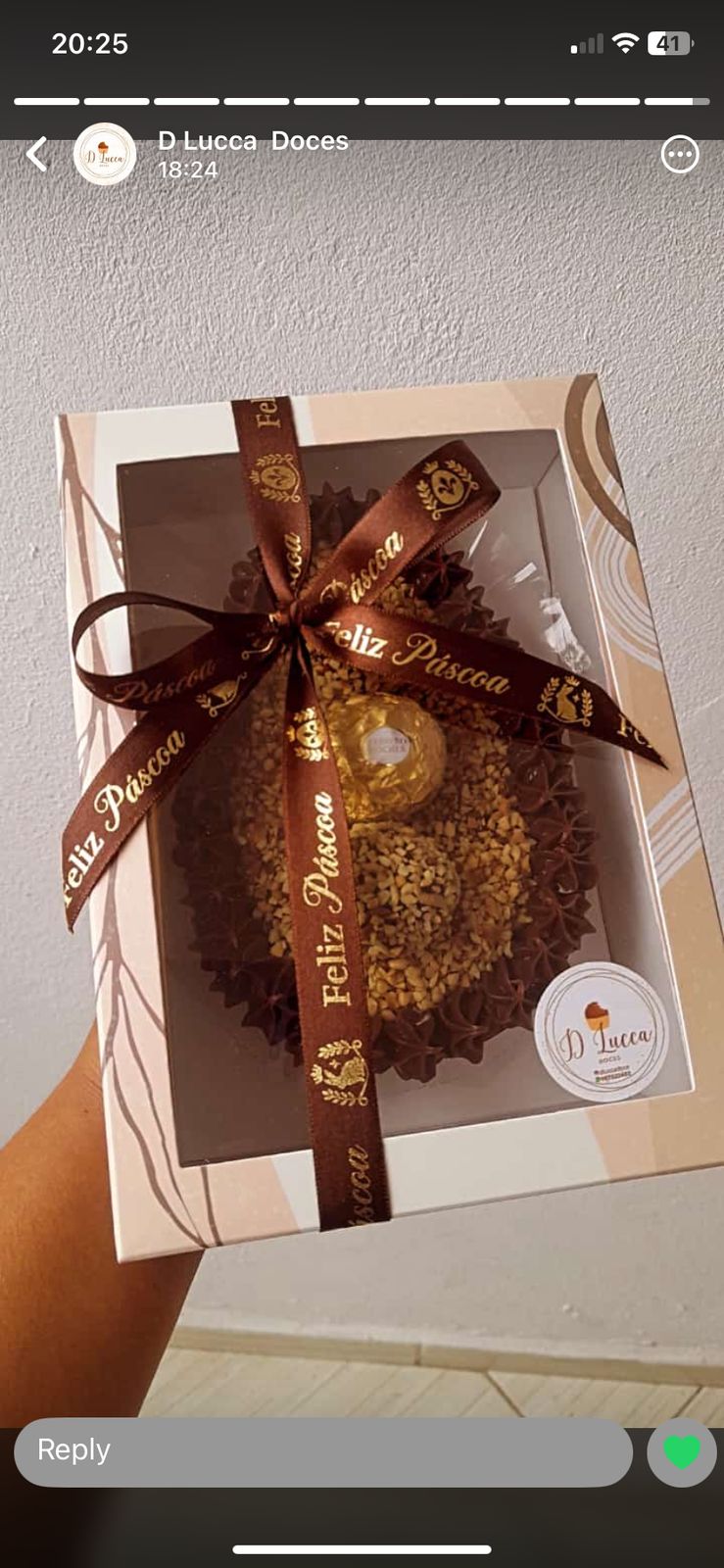 Embalagem para Páscoa Chocolate Caixinha