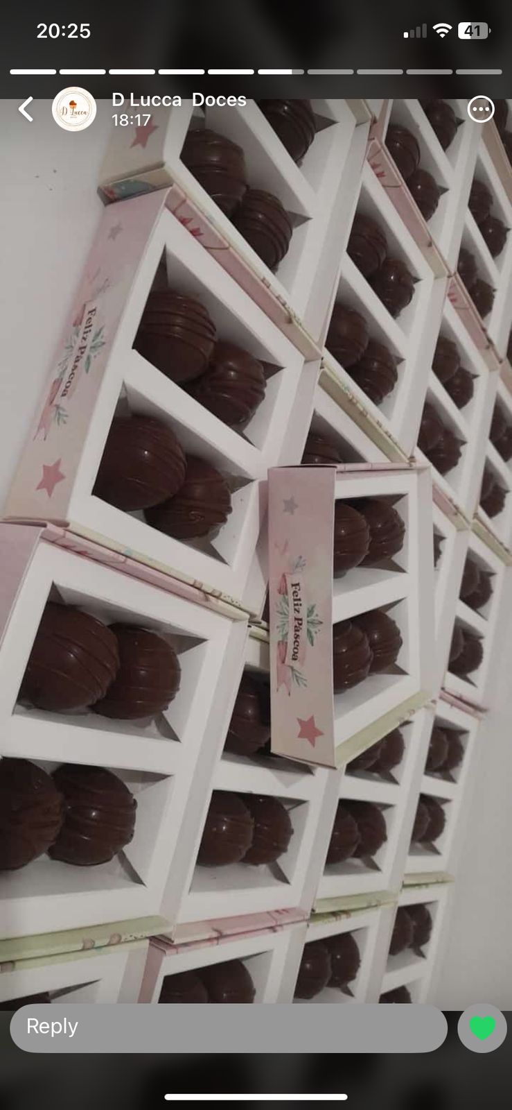 Embalagem para Páscoa Chocolate Caixinha