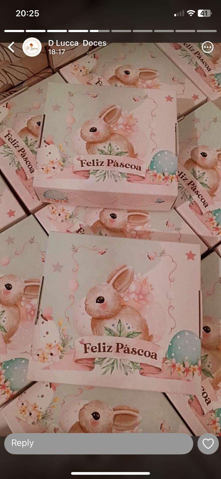 Embalagem para Páscoa Chocolate Caixinha