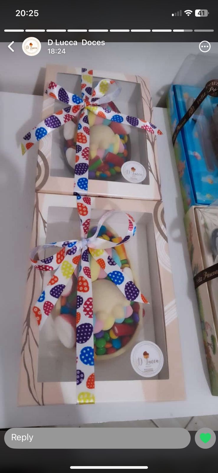 Embalagem para Páscoa Chocolate Caixinha